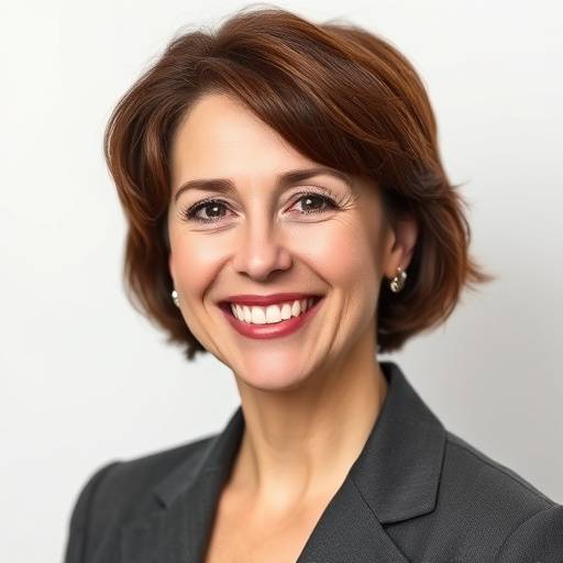 Headshot of Eleanor Vance, a smiling woman with short brown hair, wearing a professional blazer.