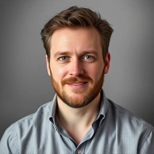 Headshot of James O'Brien, a man with salt and pepper hair, wearing a button-down shirt.